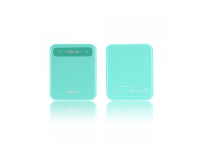 Внешний аккумулятор Power bank Remax Pino 2500mAh RPP-51 turquoise