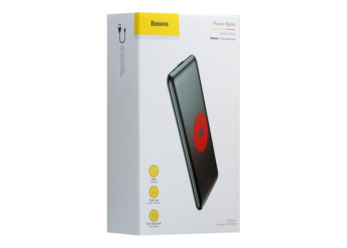 Внешний аккумулятор Baseus Simbo Smart 10000 mAh black