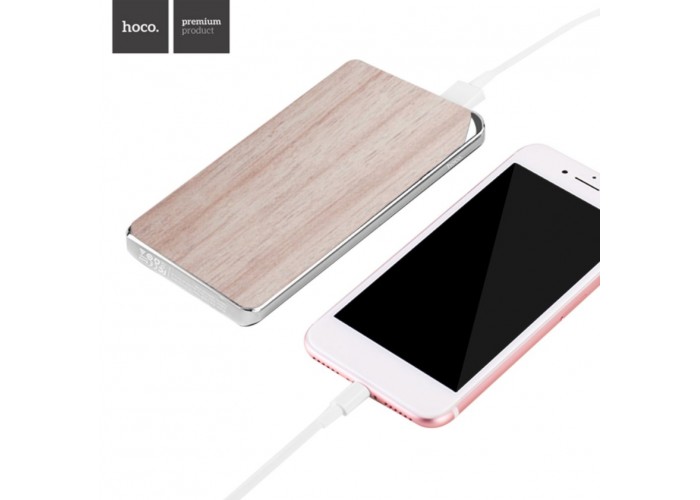 Внешний аккумулятор power bank Hoco B28 10000 mAh sandalwood