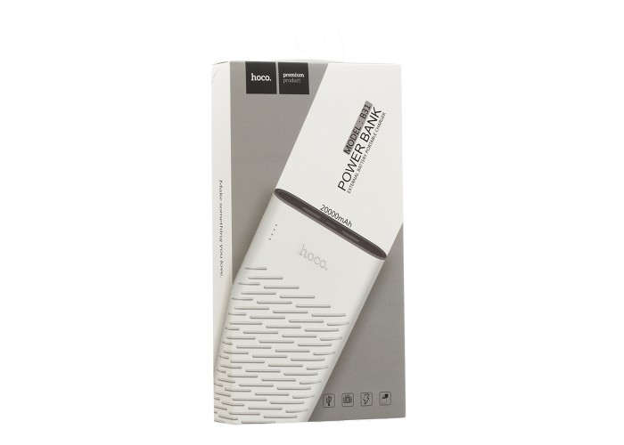 Внешний аккумулятор power bank Hoco B31 Rege 20000mAh white