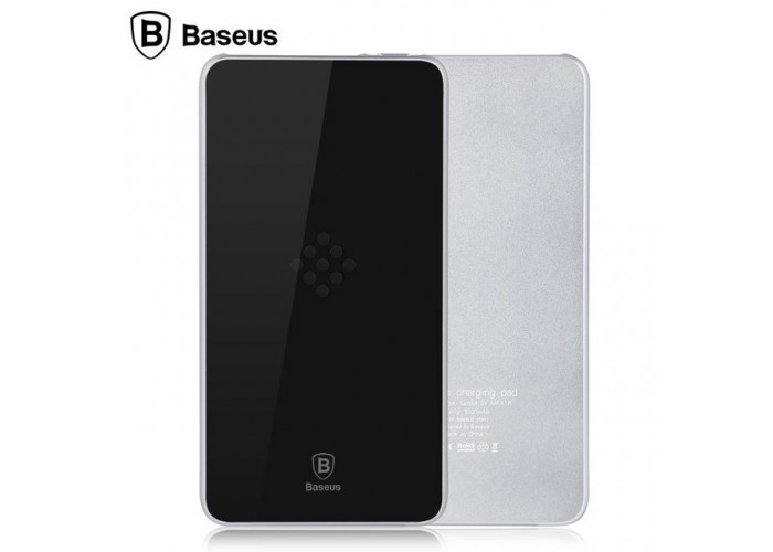 Внешний аккумулятор power bank Baseus Flare Wireless 5000 mAh 1USB 2A silver
