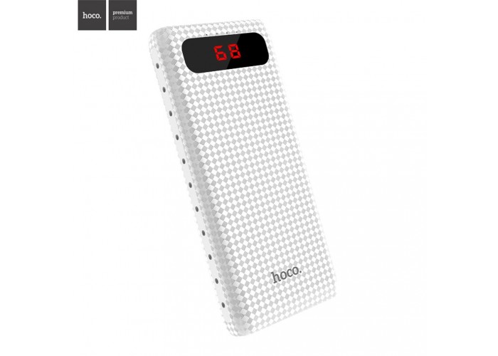 Внешний аккумулятор power bank Hoco B20A 20000 mAh white