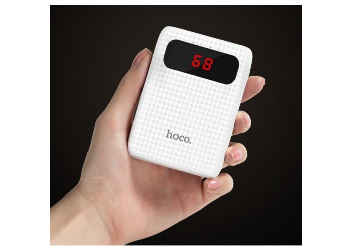Внешний аккумулятор power bank Hoco B20 Mige 10000 mAh white