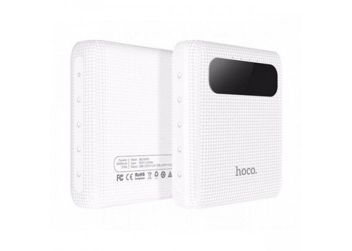 Внешний аккумулятор power bank Hoco B20 Mige 10000 mAh white