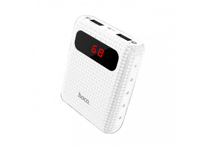 Внешний аккумулятор power bank Hoco B20 Mige 10000 mAh white