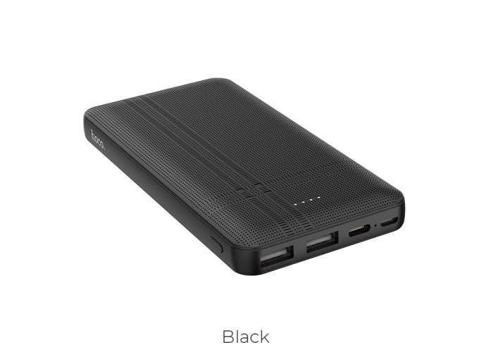 Внешний аккумулятор PowerBank Hoco J48 Nimble 10000mAh black