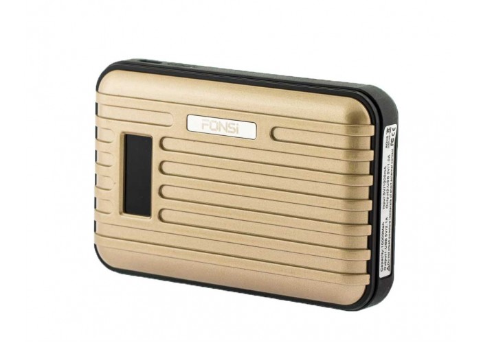 Внешний аккумулятор Power Bank Fonsi F31-10000 mAh gold