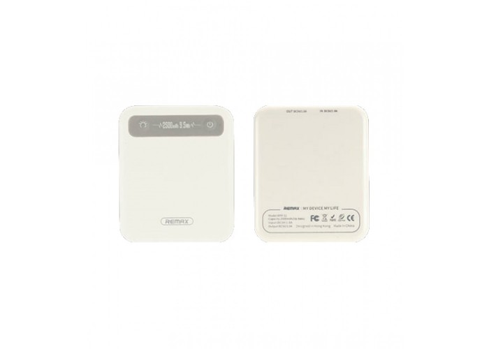 Внешний аккумулятор Power bank Remax Pino 2500mAh RPP-51 white