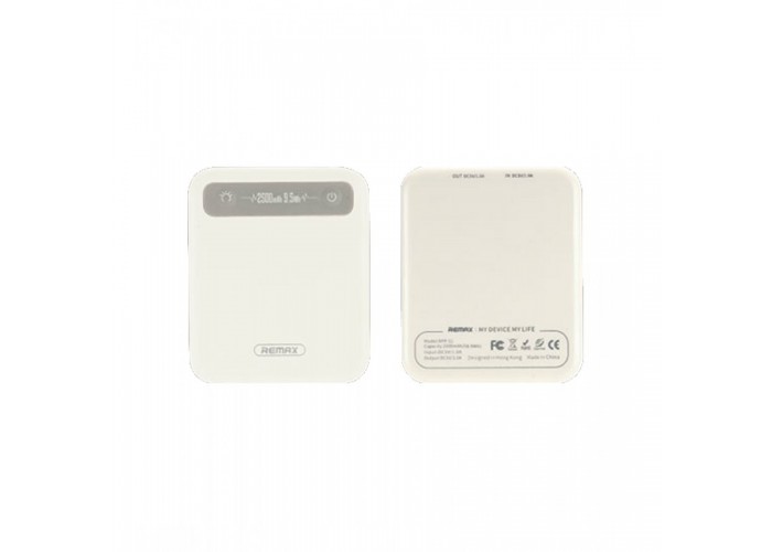 Внешний аккумулятор Power bank Remax Pino 2500mAh RPP-51 white