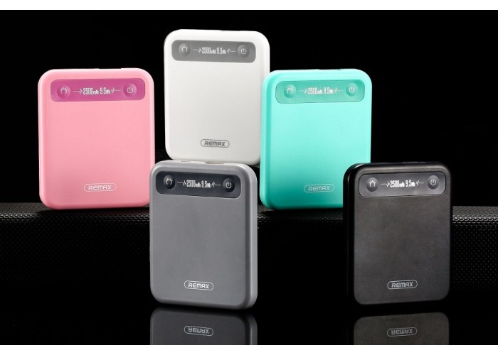 Внешний аккумулятор Power bank Remax Pino 2500mAh RPP-51 white