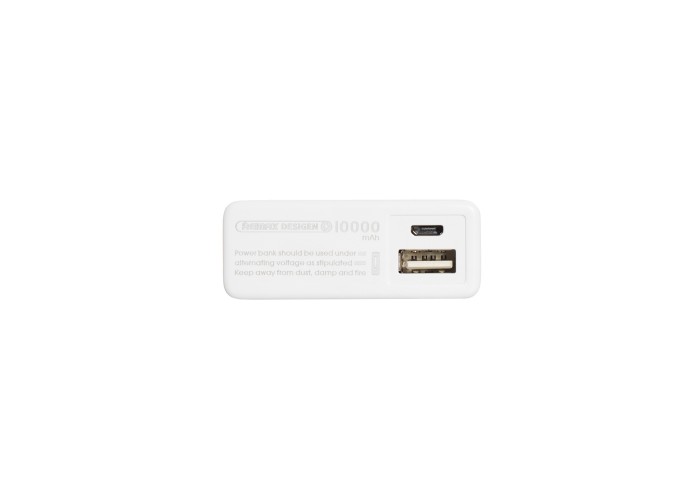 Внешний аккумулятор power bank Remax RPP-88 10000 mAh white