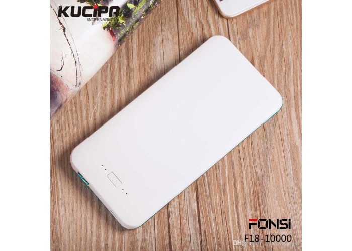 Внешний аккумулятор power bank Fonsi F18-10000 mAh white