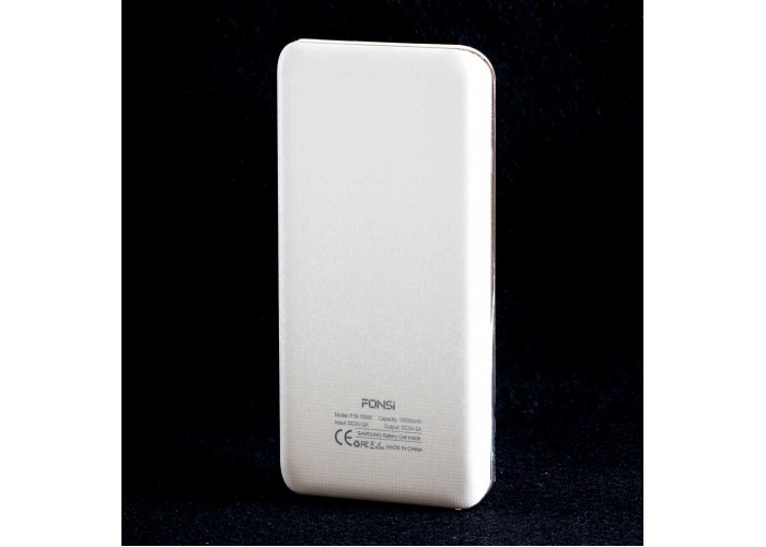 Внешний аккумулятор power bank Fonsi F18-10000 mAh white