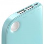 Внешний аккумулятор PowerBank Baseus Fan Dual PPM11 8000mAh turquoise