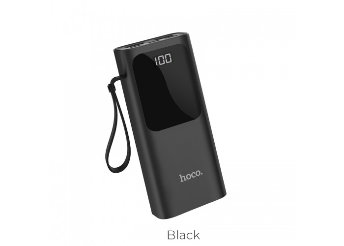 Внешний аккумулятор PowerBank Hoco J41 Treasure Mobile 10000 mAh black