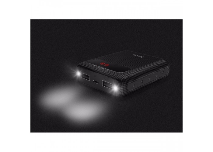 Внешний аккумулятор power bank Hoco B20 Mige 10000 mAh black