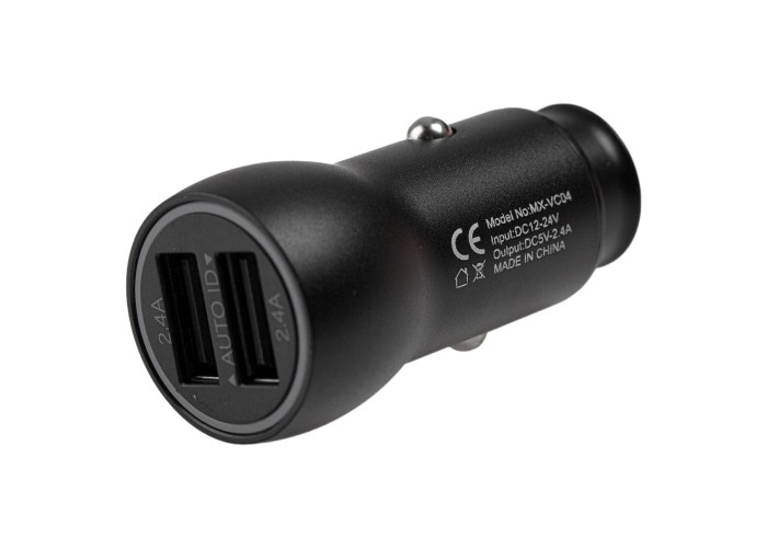 Автомобильное зарядное устройство Moxom MX-VC04 Type-C 2USB/2,4A черный