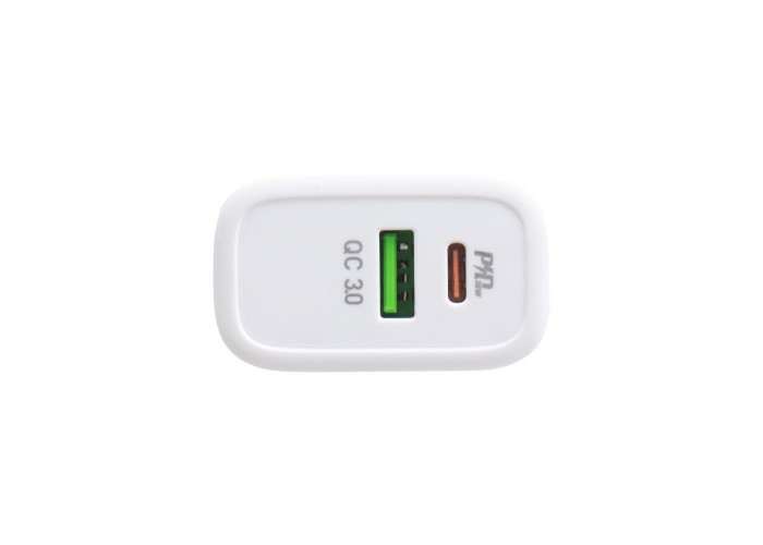 Сетевое зарядное устройство адаптер Hoco C57A PD+QC3.0 белый
