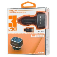 Автомобильное зарядное устройство Moxom MX-VC01 Type-C 3USB/3,4A черный