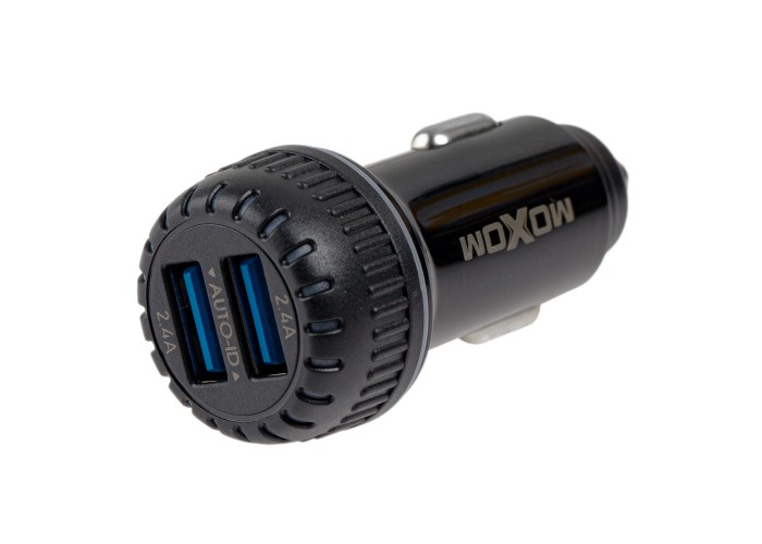 Автомобильное зарядное устройство Moxom MX-VC02 Type-C 2USB/2,4A черный