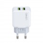 Сетевой адаптер LDNIO A-2202 (2 USB/2.4A) A-2202 белый