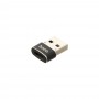 Переходник Hoco UA6 USB to Type-C черный