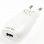 Сетевое зарядное устройство Moxom KH-34 lightning 1USB/2.4A белый