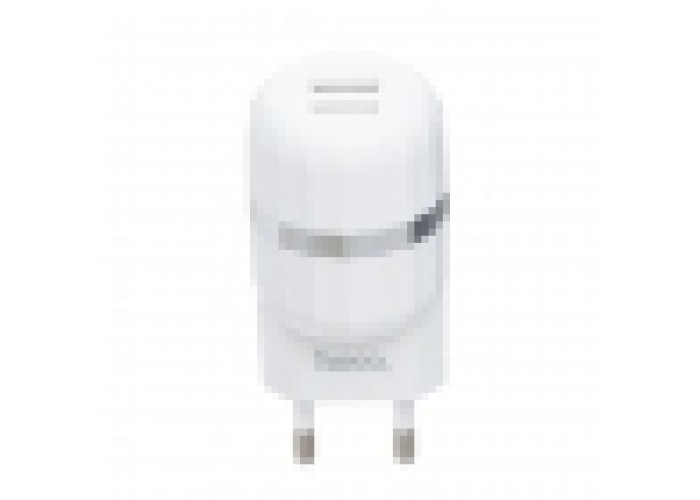 Сетевое зарядное устройство Hoco C41A 2.4A Type С 2in1 2USB белый