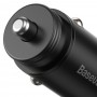 Автомобильное ЗУ адаптер Baseus Circular Metal PPS 30W (Support VOOC) черный