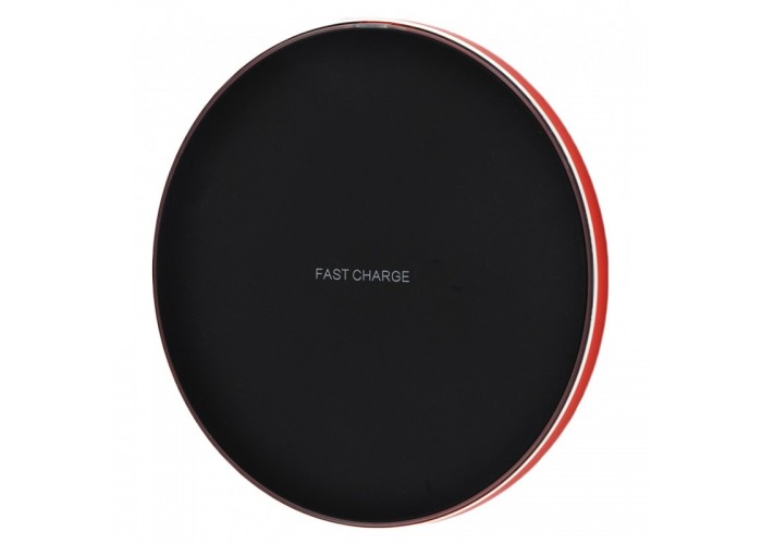 Беспроводная зарядка Disk GY-68 1.2A красная