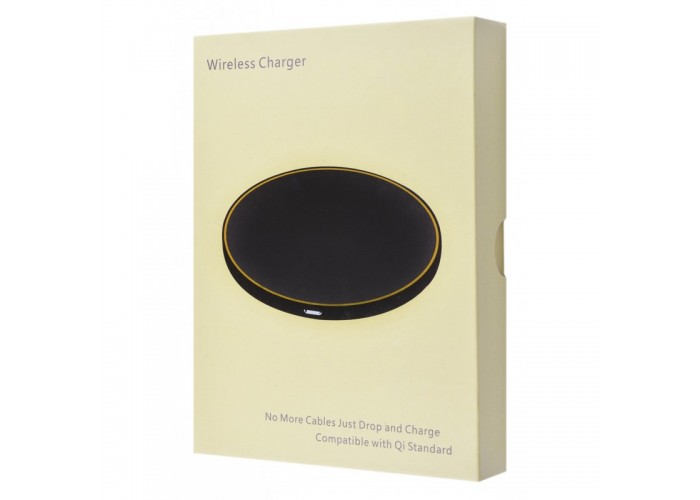 Беспроводная зарядка Disk GY-68 1.2A красная