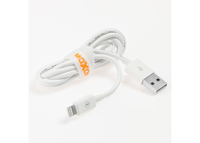 Сетевое зарядное устройство Moxom MX-HC02 lightning 2USB/2.4A белый