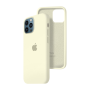 Силиконовый чехол c закрытым низом Apple Silicone Case для iPhone 12 Pro Max Antique White