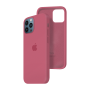 Силиконовый чехол c закрытым низом Apple Silicone Case для iPhone 12 Pro Max Camelia