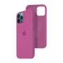 Силиконовый чехол c закрытым низом Apple Silicone Case для iPhone 12 Pro Max Dragon Fruit