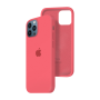 Силиконовый чехол c закрытым низом Apple Silicone Case для iPhone 12 Pro Max Pink Citrus