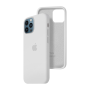 Силиконовый чехол c закрытым низом Apple Silicone Case для iPhone 12 Pro Max White