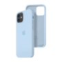 Силиконовый чехол c закрытым низом Apple Silicone Case для iPhone 12 Sky Blue