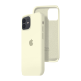 Силиконовый чехол c закрытым низом Apple Silicone Case для iPhone 12 Antique White