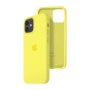 Силиконовый чехол c закрытым низом Apple Silicone Case для iPhone 12 Flash