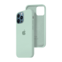 Силиконовый чехол c закрытым низом Apple Silicone Case для iPhone 12 Pro Mint