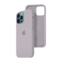 Силиконовый чехол c закрытым низом Apple Silicone Case для iPhone 12 Pro Lavender