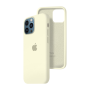 Силиконовый чехол c закрытым низом Apple Silicone Case для iPhone 12 Pro Antique White