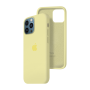 Силиконовый чехол c закрытым низом Apple Silicone Case для iPhone 12 Pro Mellow Yellow