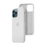 Силиконовый чехол c закрытым низом Apple Silicone Case для iPhone 12 Pro White