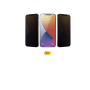 Cтекло с рамкой iLera DeLuxe Incognito FullCover Glass for iPhone 13 6.1" (Приватное)