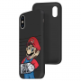 Силиконовый чехол Softmag Case Mario для iPhone Xs