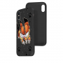 Силиконовый чехол Softmag Case Garfield для iPhone Xs Max