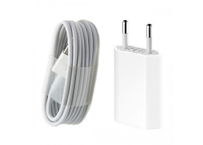 Портативное зарядное устройство + кабель для iPhone/iPad/iPod