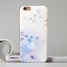 Пластиковый чехол для iPhone 6/6S с рельефными цветами